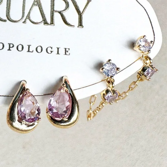 Anthropologie February Earring Set, 4 Pairs - Picture 10 of 15